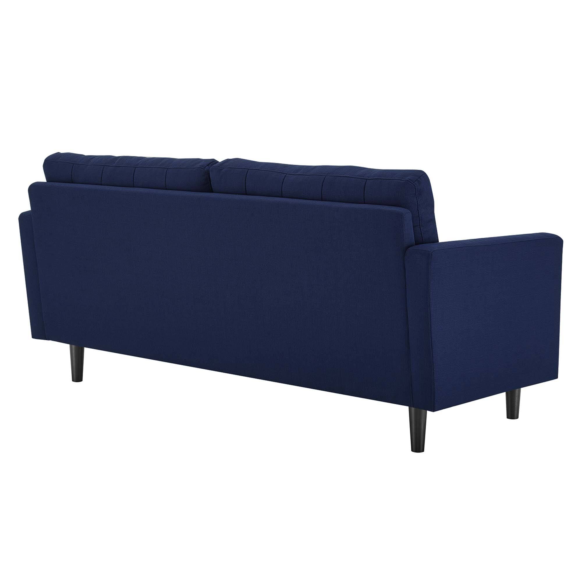 Alt View 2. Modway - Exalt Tufted Fabric Sofa by Modway - Royal Blue.