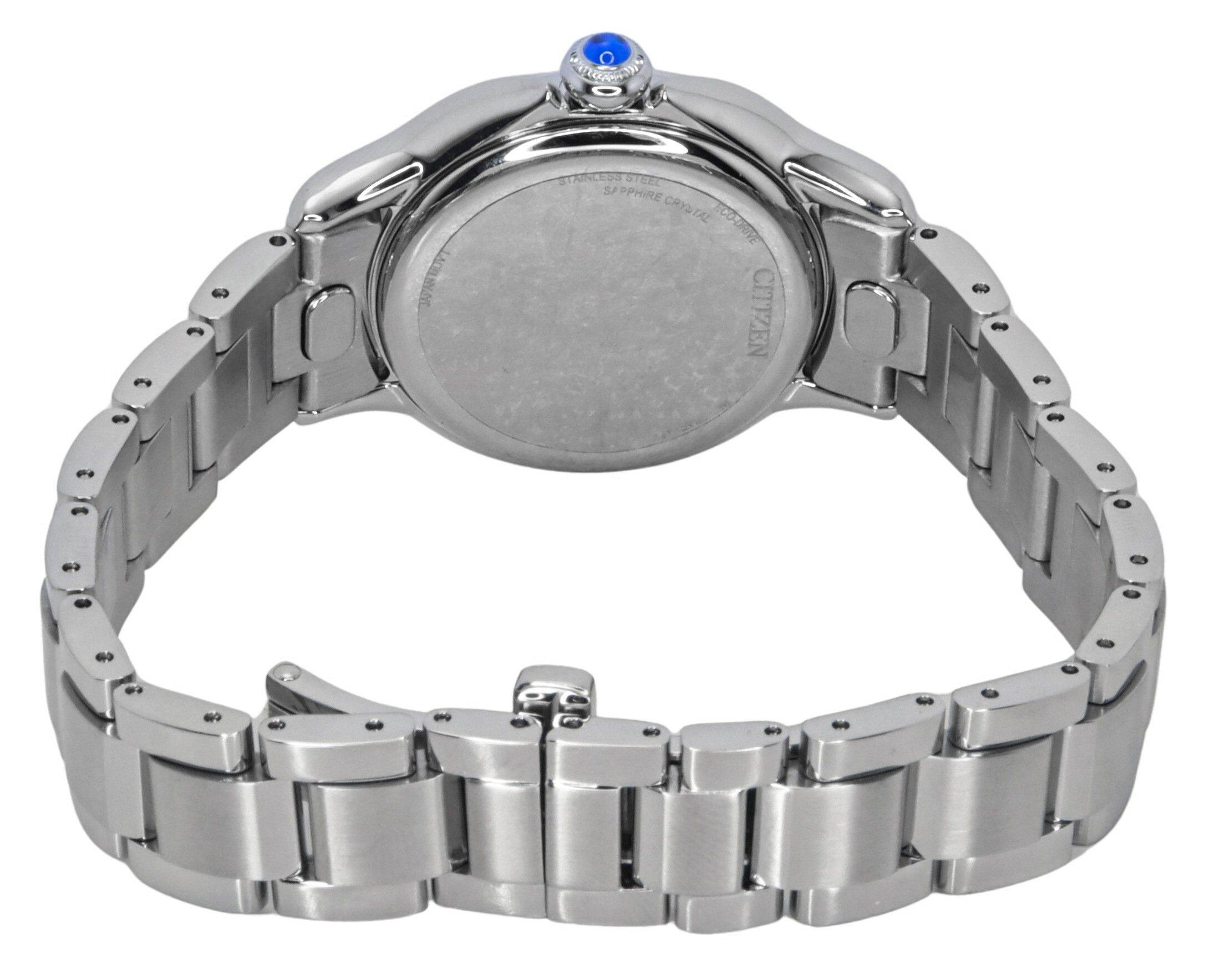 WATER RESISTANT STAINLESS STEEL SAPPHIRE CRYSTAL TAI ECO DRIVE CITIZEN