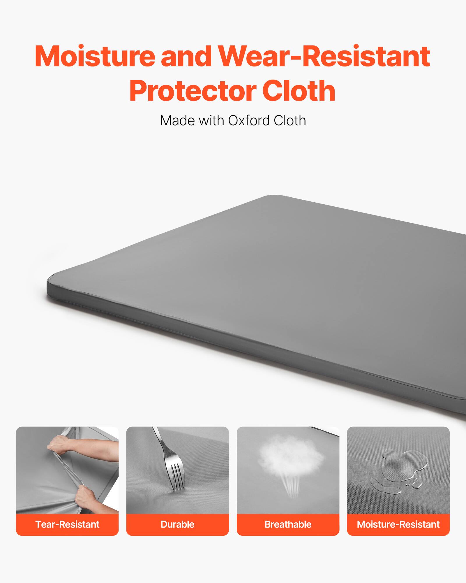 Moisture and Wear-Resistant Protector Cloth Made with Oxford Cloth Tear-Resistant Durable Breathable Moisture-Resistant