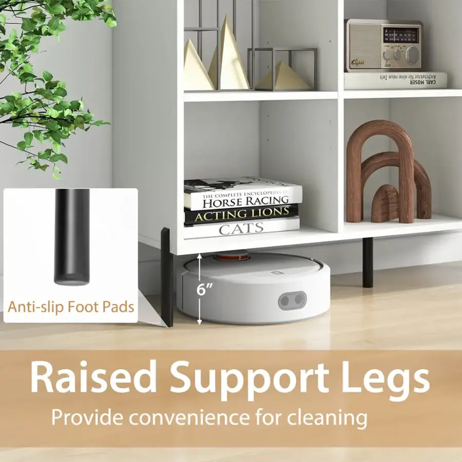 Raised Support Legs: Provide convenience for cleaning.