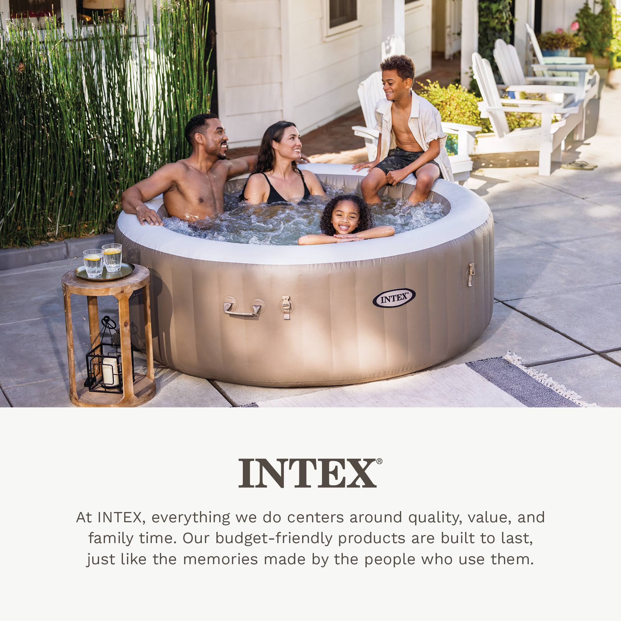 INTEX

At INTEX, everything we do centers around quality, value, and family time. Our budget-friendly products are built to last, just like the memories made by the people who use them.