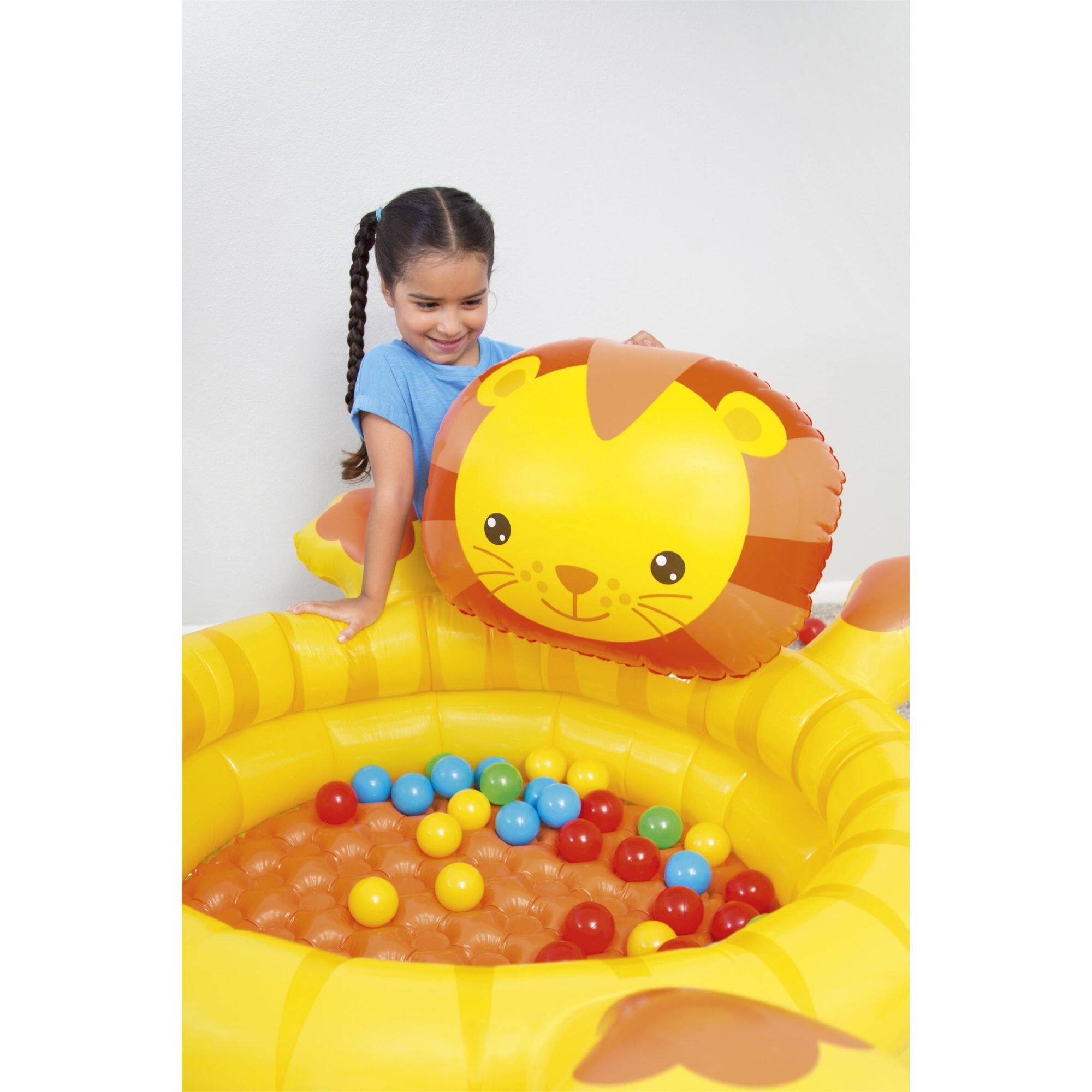 Back. Bestway - Up, In & Over Lion Ball Pit.