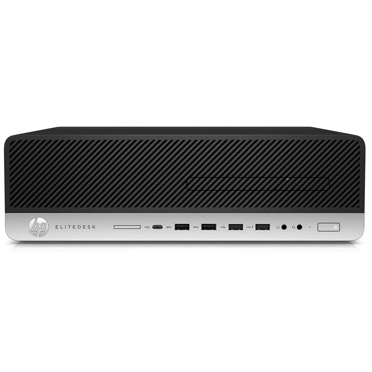HP - Refurbished Excellent - EliteDesk 800 G4 SFF Desktop Computer PC, Intel Core i5-8500 up to 4.1GHz, 16GB DDR4 RAM, 1TB NVMe SSD, Windows11 PRO - Black