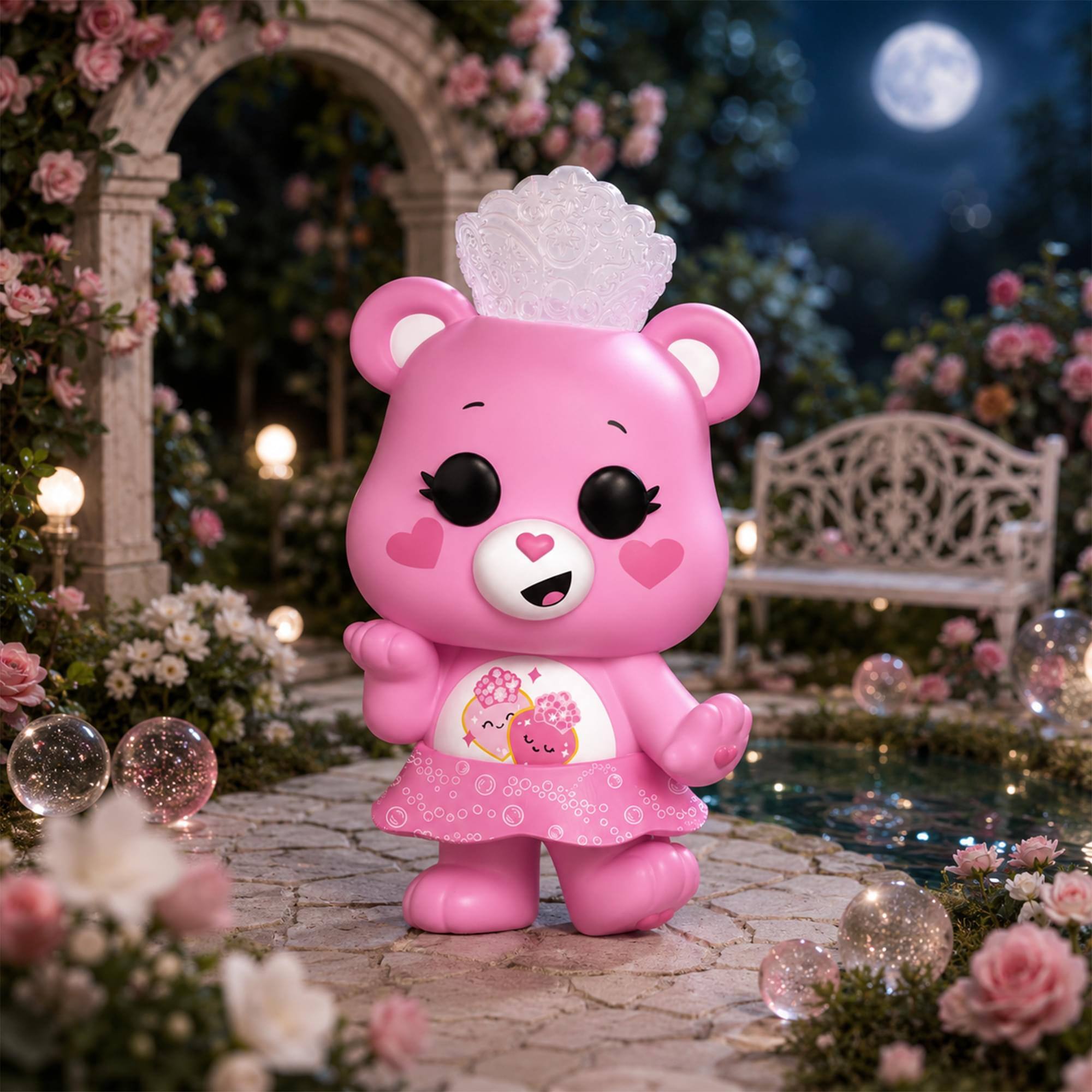 Alt View 3. Funko - Funko POP! Movies: Wicked x Care Bears - Love-A-Lot Bear as Glinda Upland   - COLLECTIBLES - Multicolor.