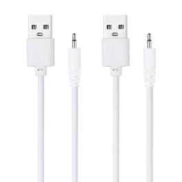 Unique Bargains - USB to DC Charging Cable, 2.6ft, 5V 1A, 2pcs - Ideal for Routers, Speakers, Cameras, and Other 5V Devices - White