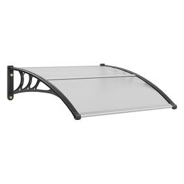 VEVOR - Window Door Awning Canopy 40" x 40", UPF 50+ Polycarbonate Entry Door Outdoor Window Awning Exterior - Transparent
