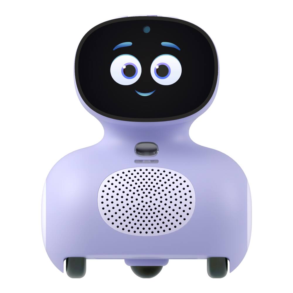 Angle. Miko - Miko Mini: AI Robot for Kids with 30-Day Miko Max|Voice Play, STEAM Activities, Games & Stories| Gift Ages 5–10|Purple - Purple.