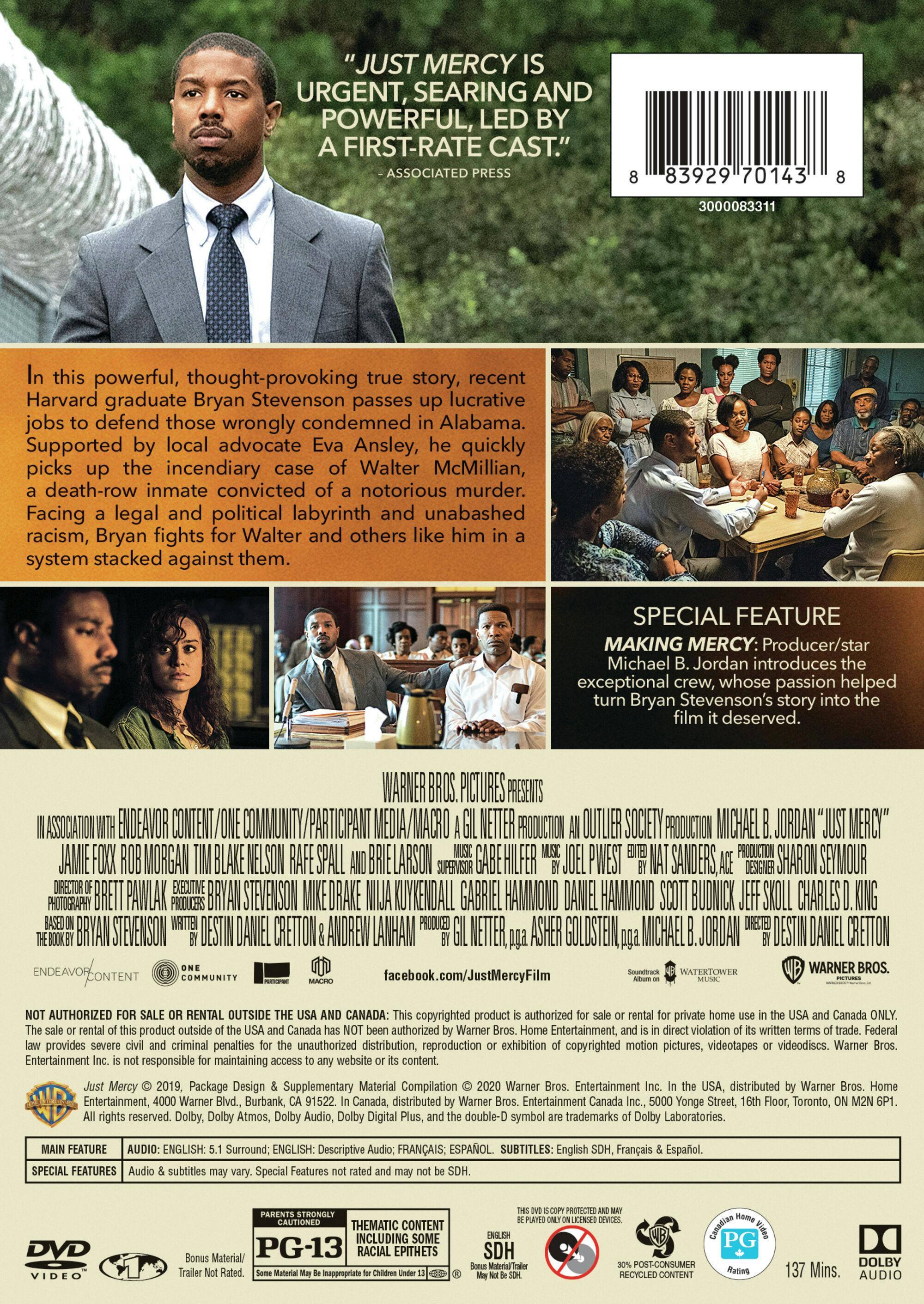 Angle. Just Mercy [DVD].