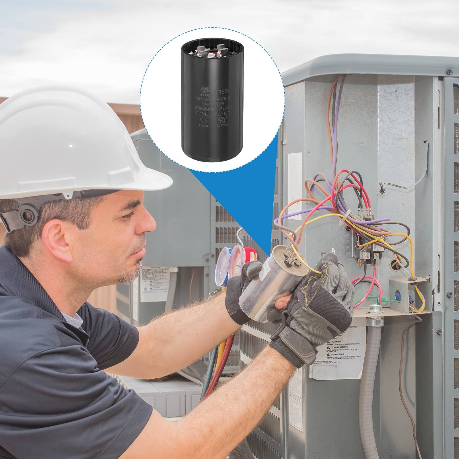 1060 IYUE MOTOR STARTING CAP 578-4548 251 - 2VA -e - 500 S D 1 da ce IR