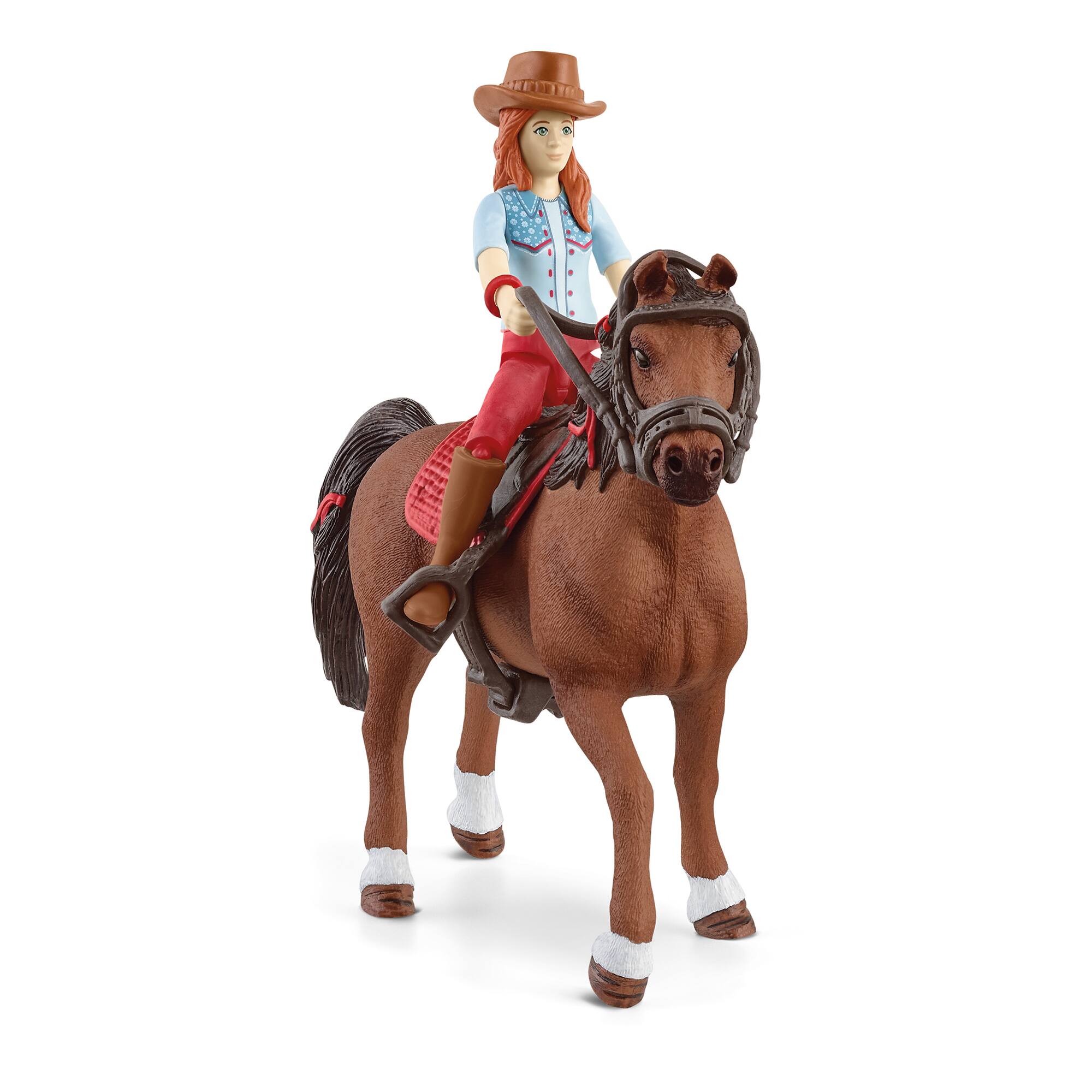Alt View 2. Schleich - Horse Club: Hannah & Cayenne.