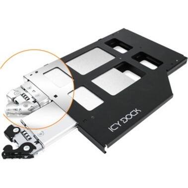 Icy Dock 2 x M.2 NVMe SSD Mobile Rack Enclosure for Ultra Slim ODD Bay ...