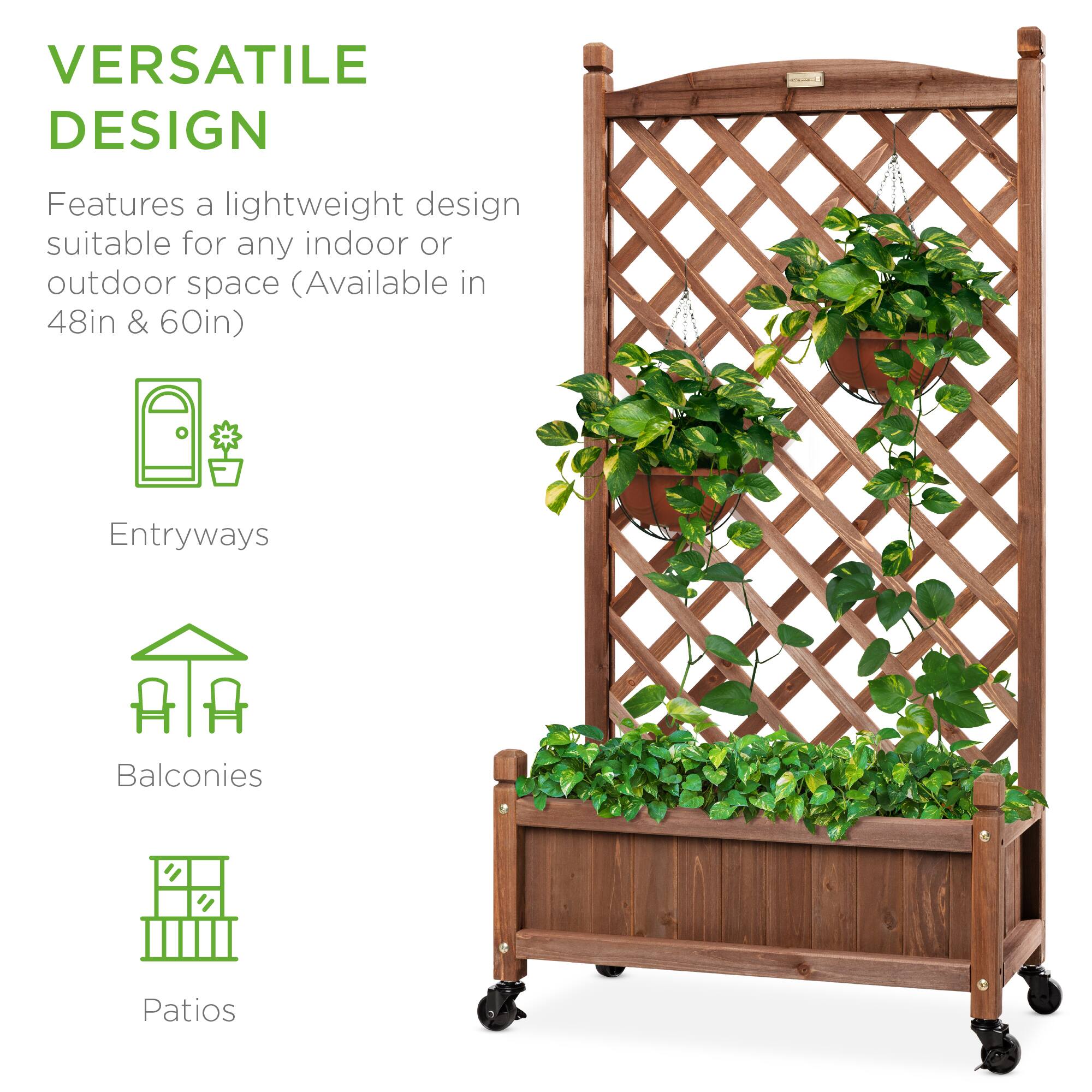 VERSATILE DESIGN

Features a lightweight design suitable for any indoor or outdoor space (Available in 48in & 60in)

- Entryways
- Balconies
- Patios
