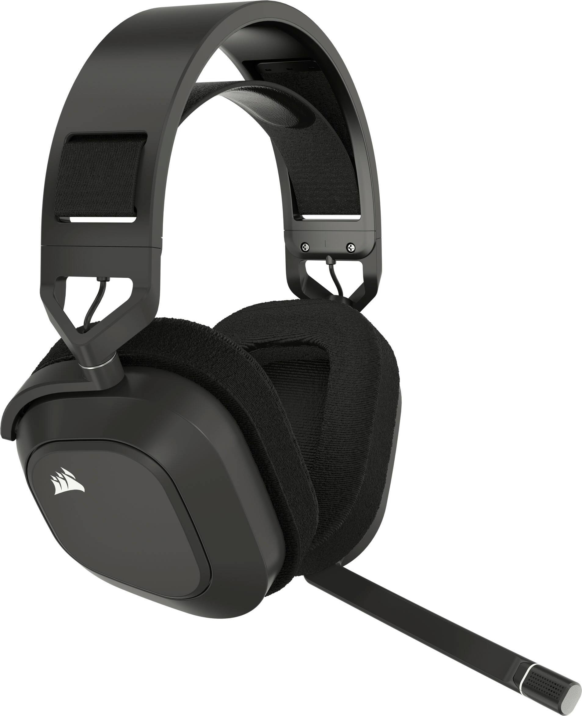 Alt View 4. CORSAIR - HS80 MAX Wireless Gaming Headset for Xbox, PC, Mac, PS5, PS4, and Mobile - Steel Gray.