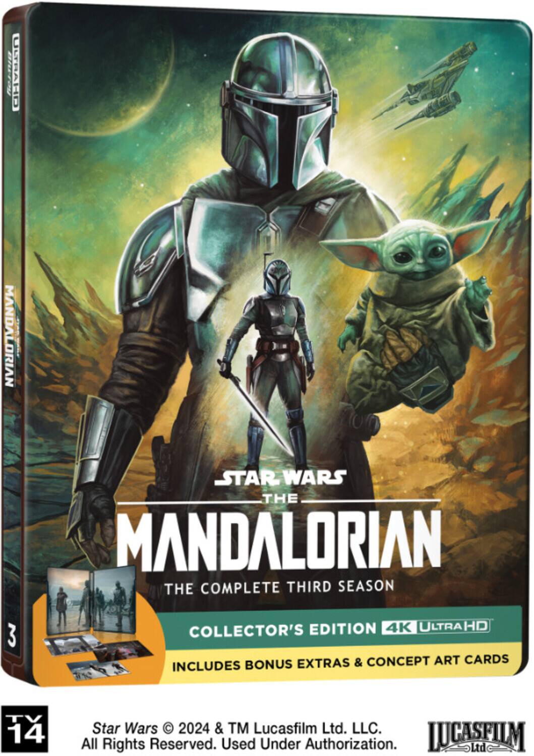 Front. The Mandalorian: The Complete Third Season   - 4K Blu-Ray.