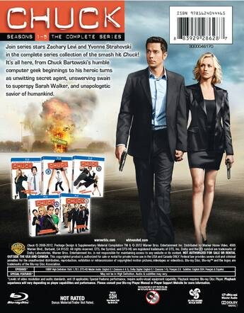 Chuck: The Complete Seasons 1 5 (Collector's Edition Box Set) [Blu Chuck: The Complete Seasons 1 5 (Collector's Edition Box Set) [Blu