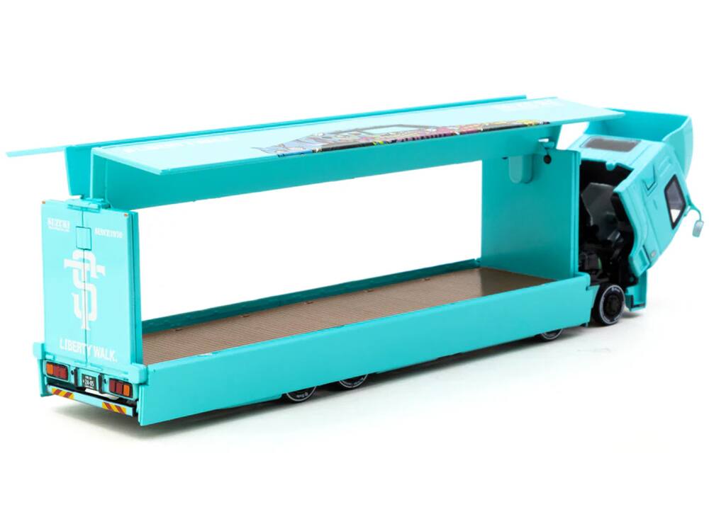 Tarmac Works Mitsubishi Fuso Truck with Transporter Liberty Walk