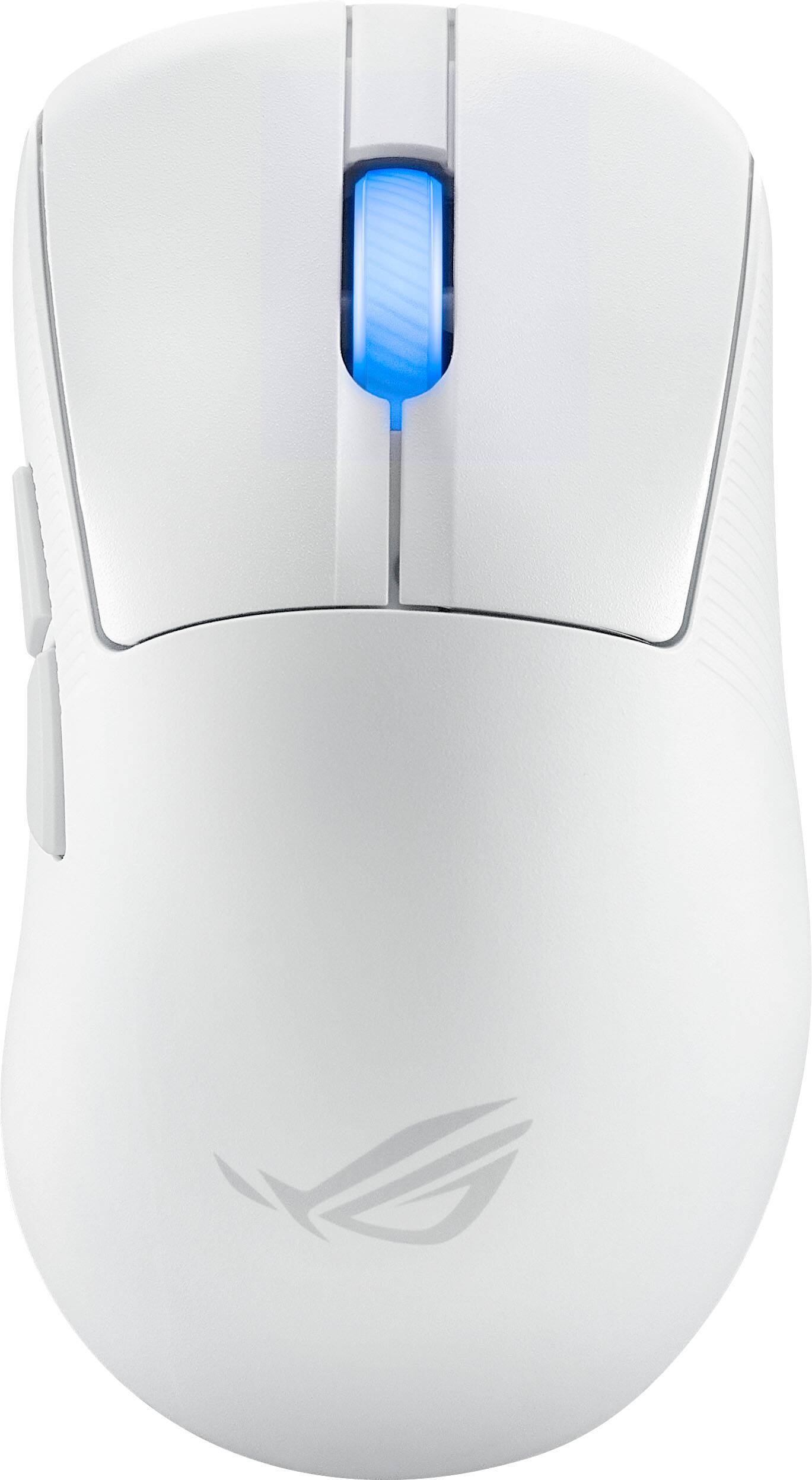 ASUS - ROG Keris II Ace Ultralight Wireless Optical Gaming Mouse with ROG SpeedNova Wireless Technology - Wireless - White
