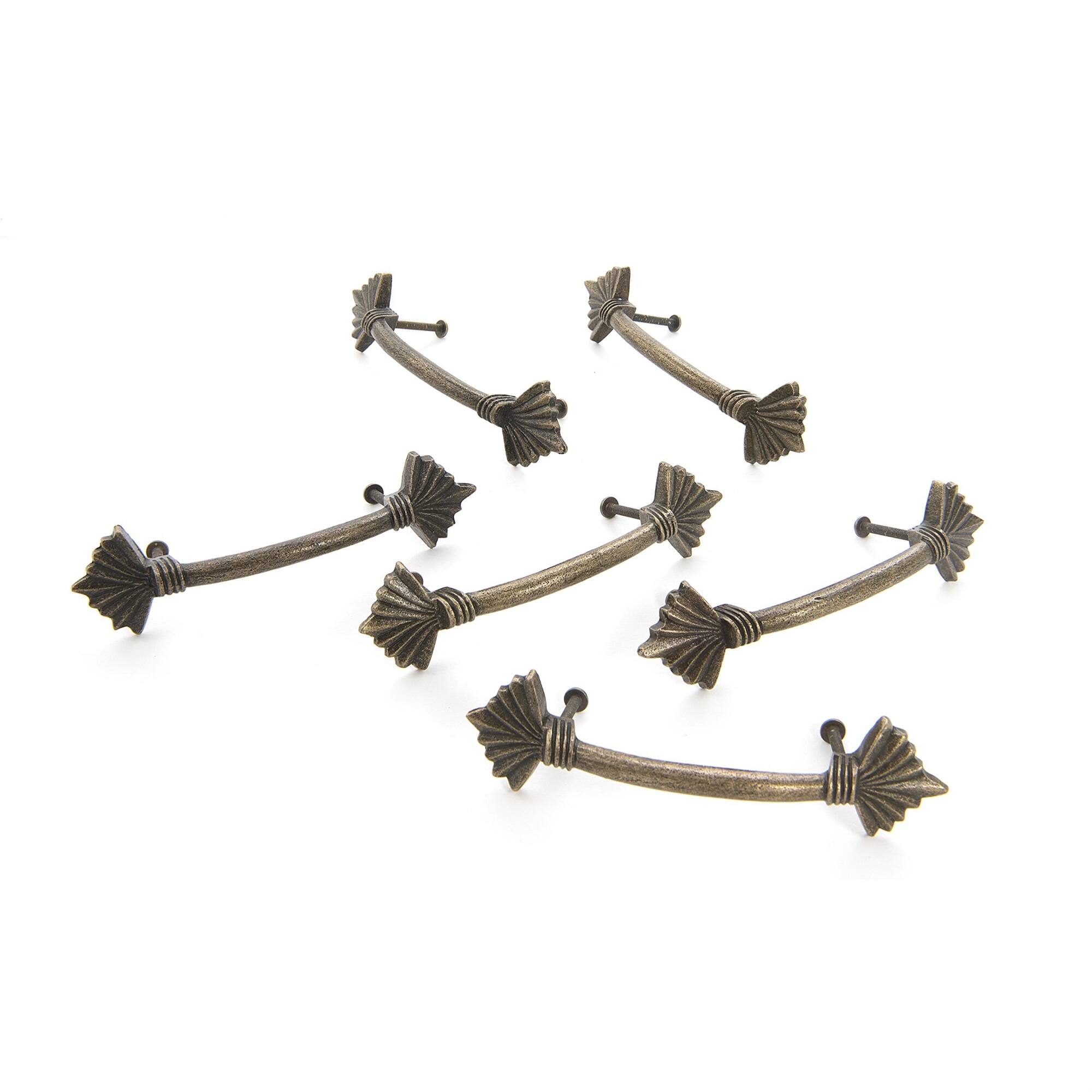 TX USA Corporation - 3.75 In Metal Drawer Handle Pull Set of 6 - Bronze