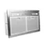 Angle. ZLINE - 21" Externally Vented Range Hood - Brushed Stainless Steel.