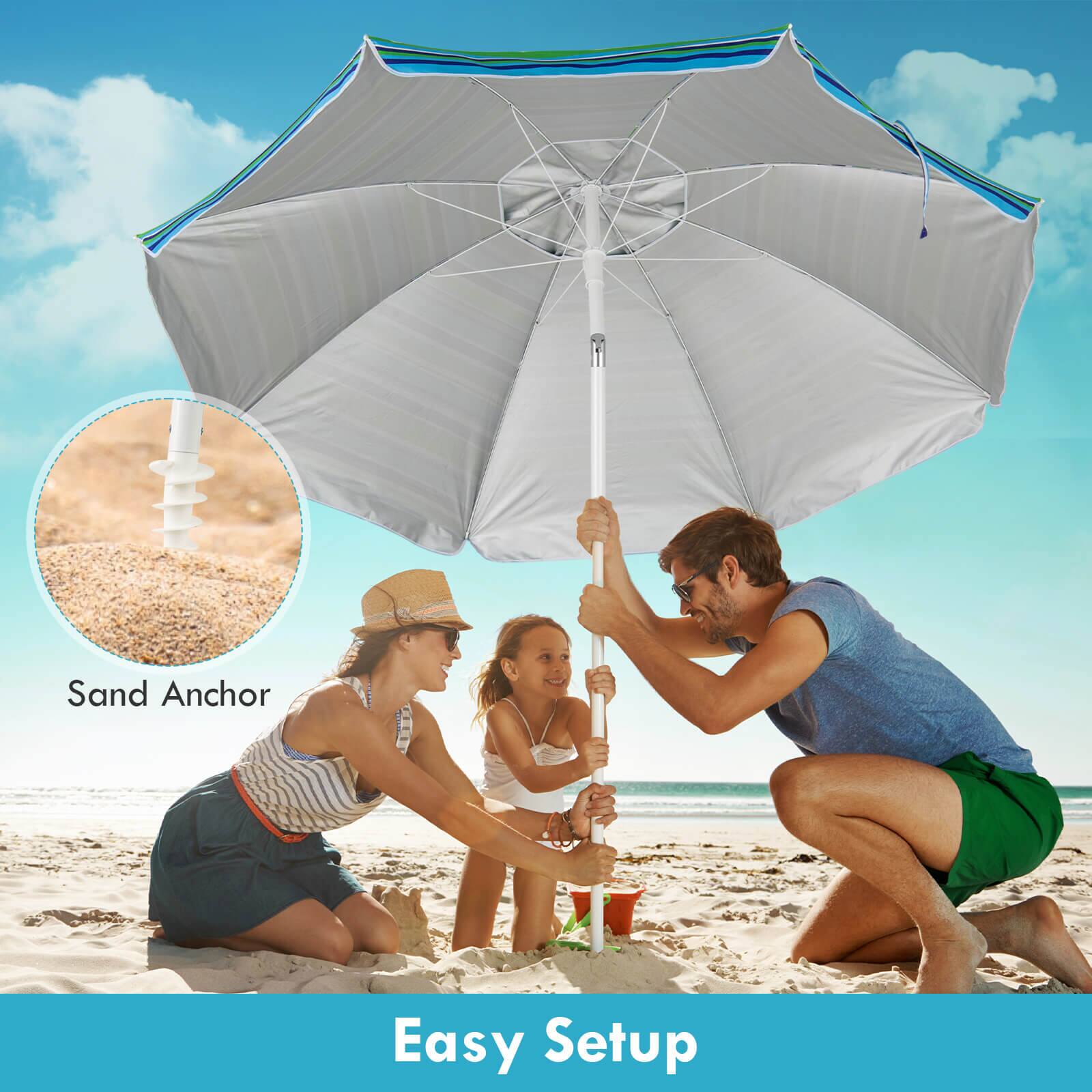 Sand Anchor
Easy Setup