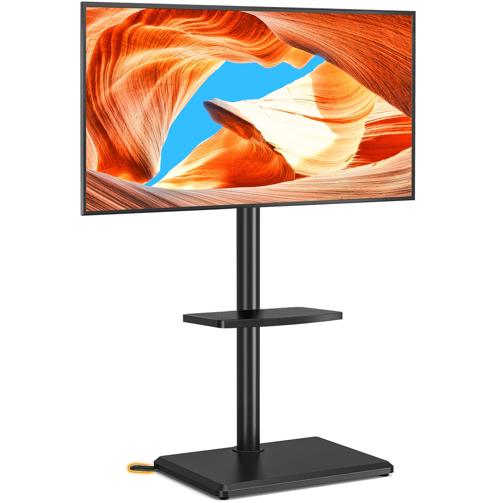 Rfiver - Suitable for 32-60 inch heavy rotatable TV stands - Black