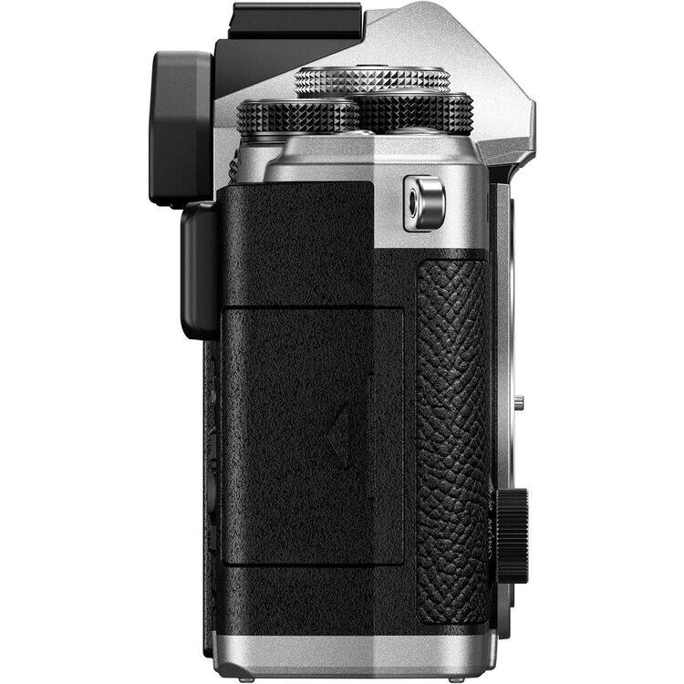 Alt View 5. OM System - OM SYSTEM OM-3 Mirrorless Camera Bundle (V210050SW000) + 64GB Card + Camera Bag - Silver.