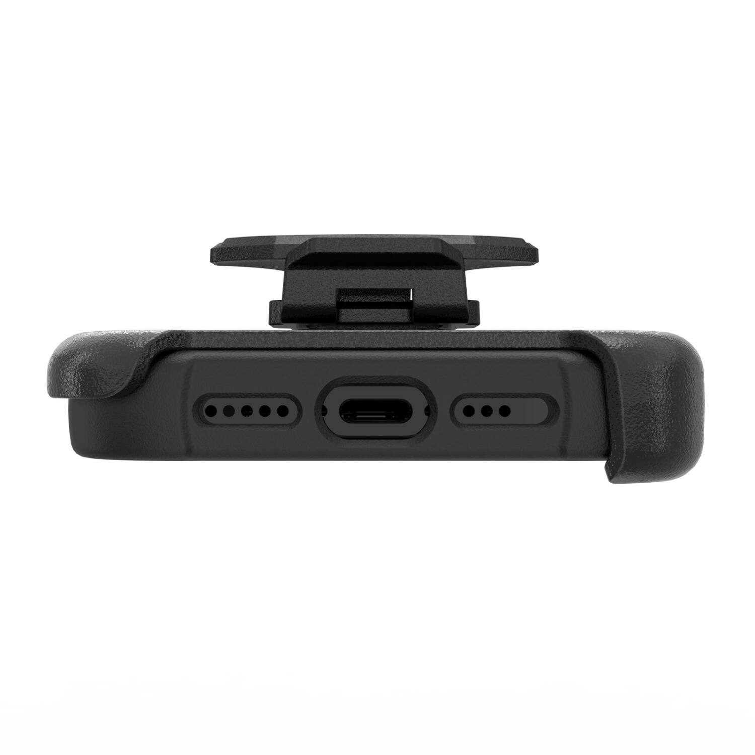 Back. Mybat Pro - MyBat Pro Maverick Series MagSafe Case w/ Holster and Tempered Glass for Apple iPhone 17e / 16e / 14 / 13 - Black - Black.