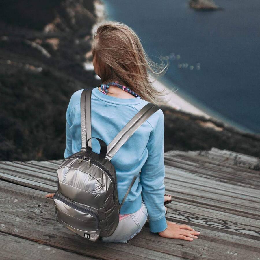 Pacoar Cade Backpack Purse For Women Small Quilted Nylon Lightweight ...