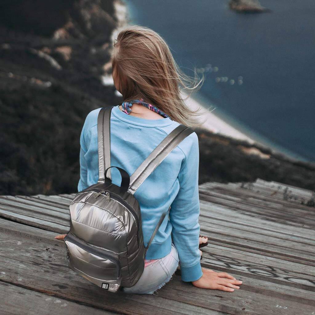 Pacoar Cade Backpack Purse For Women Small Quilted Nylon Lightweight ...