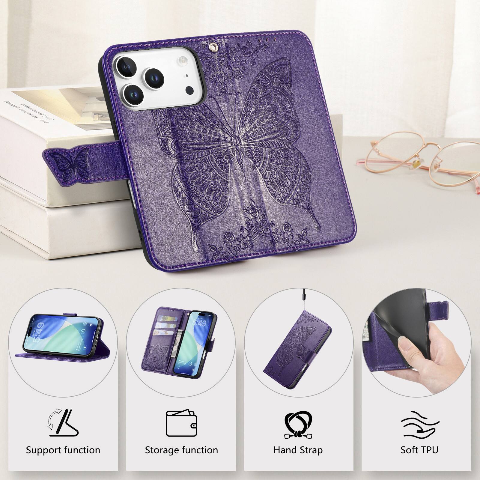 49 I Support function Storage function o-W- Hand Strap Soft TPU