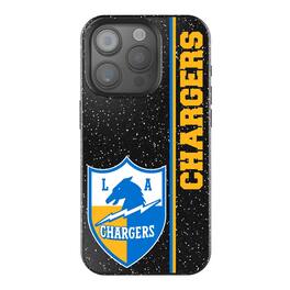 Keyscaper - NFL - Los Angeles Chargers Throwback Logo iPhone Bling Case - 15 - Black