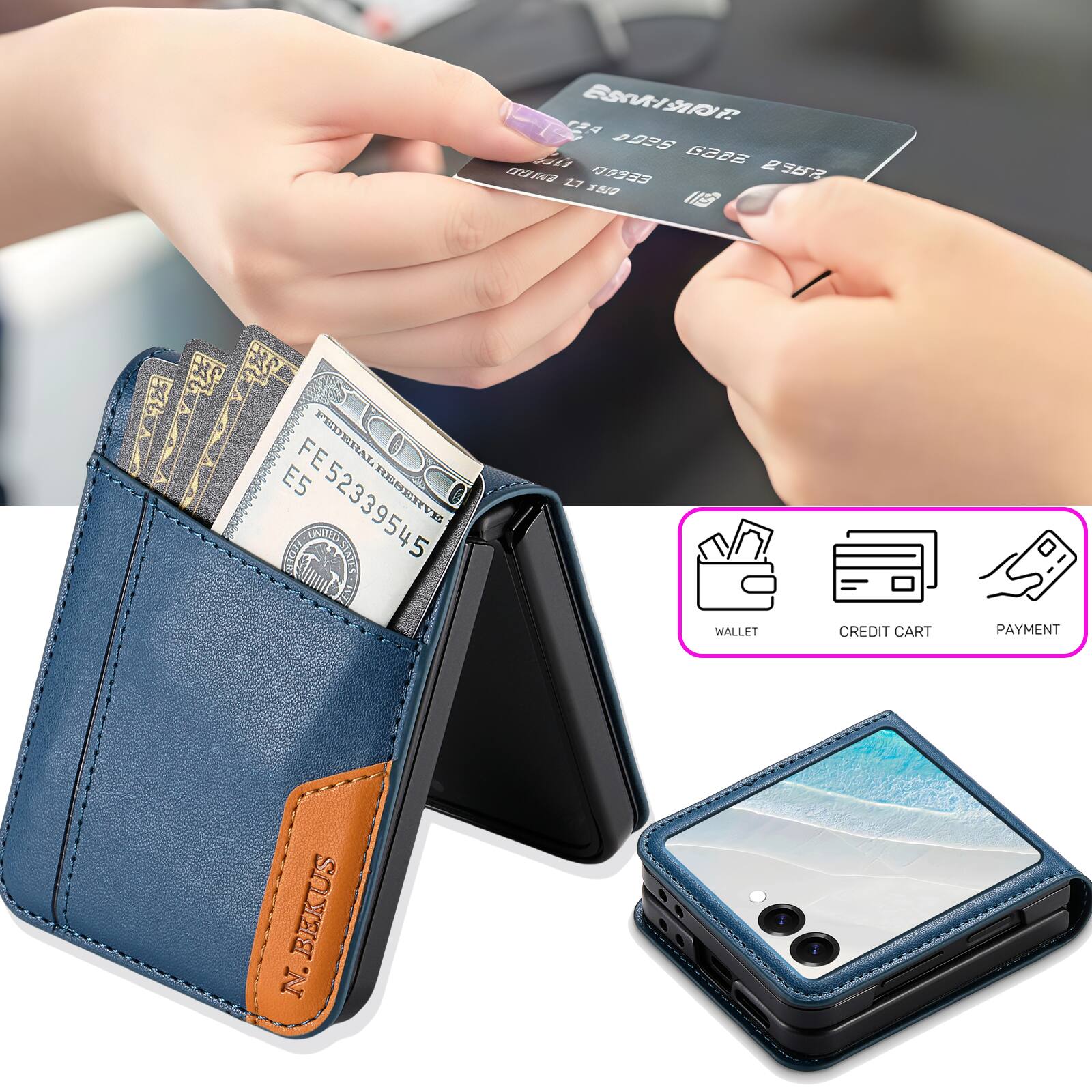 28 ESCHYART 025 G202 2562 1.1 EESOU 1517

E5 PEDERAF RE FE52339545 LINITESS RESERVE FEDER STATES TEM

WALLET
CREDIT CARD
PAYMENT

N. BEKUS