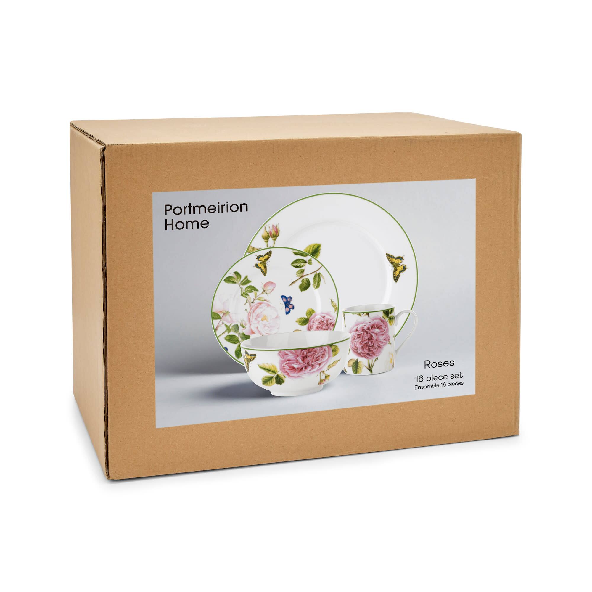 Portmeirion Home  
Roses 16 piece set  
Ensemble 16 pièces