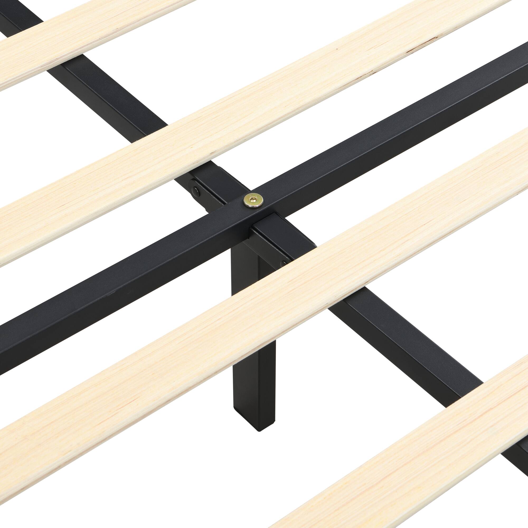 Alt View 6. GOODSILO - Queen-Size Upholstered Platform Bed Frame with Modern Button-Tufted Headboard and USB Charging Ports - Light Gray.