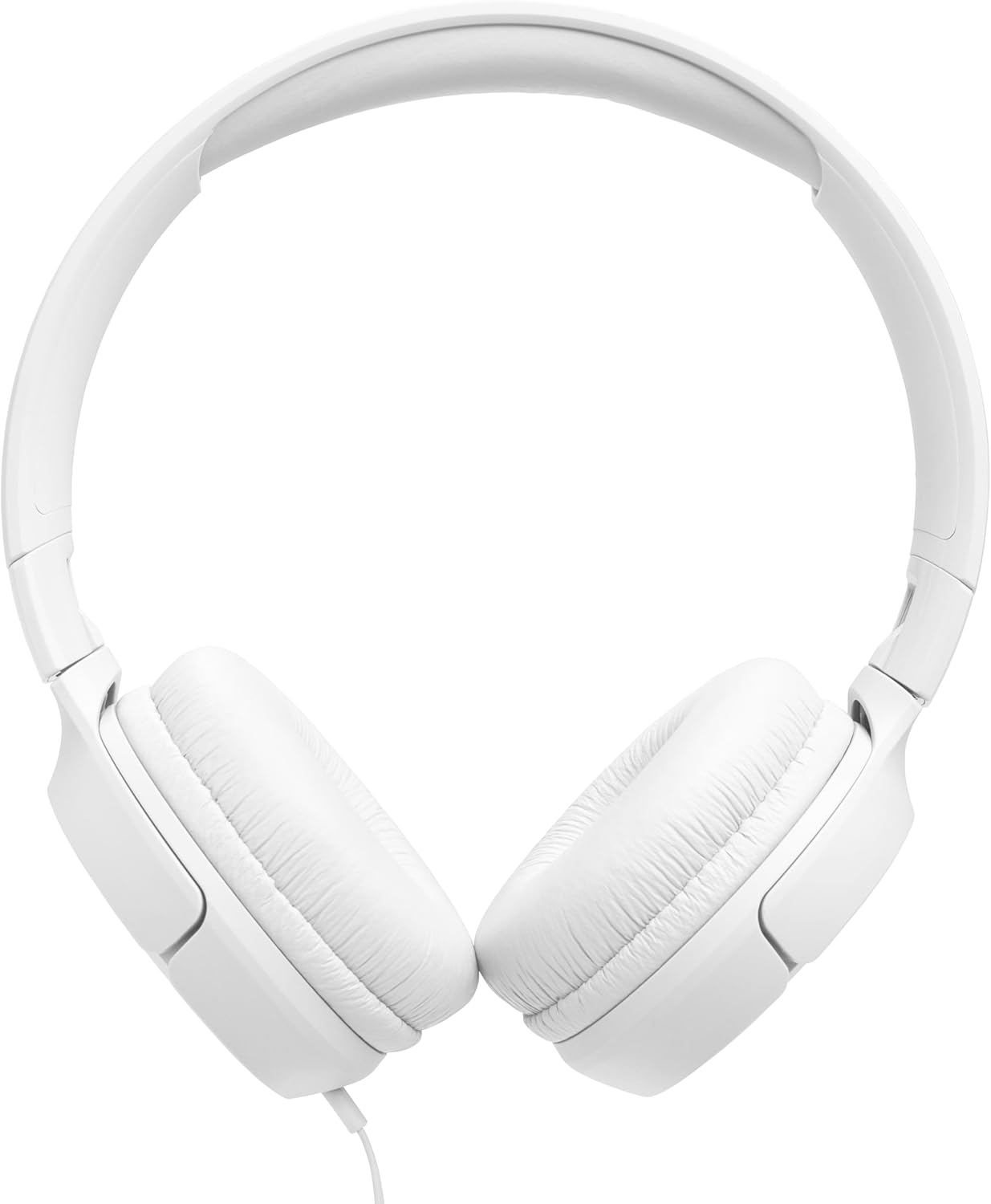 Left. JBL - JBL Tune 520C USB-C Wired On-Ear Headphones - White - White.