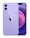 Front. Apple - iPhone 12 A2172 (Fully Unlocked) 256GB - Purple.