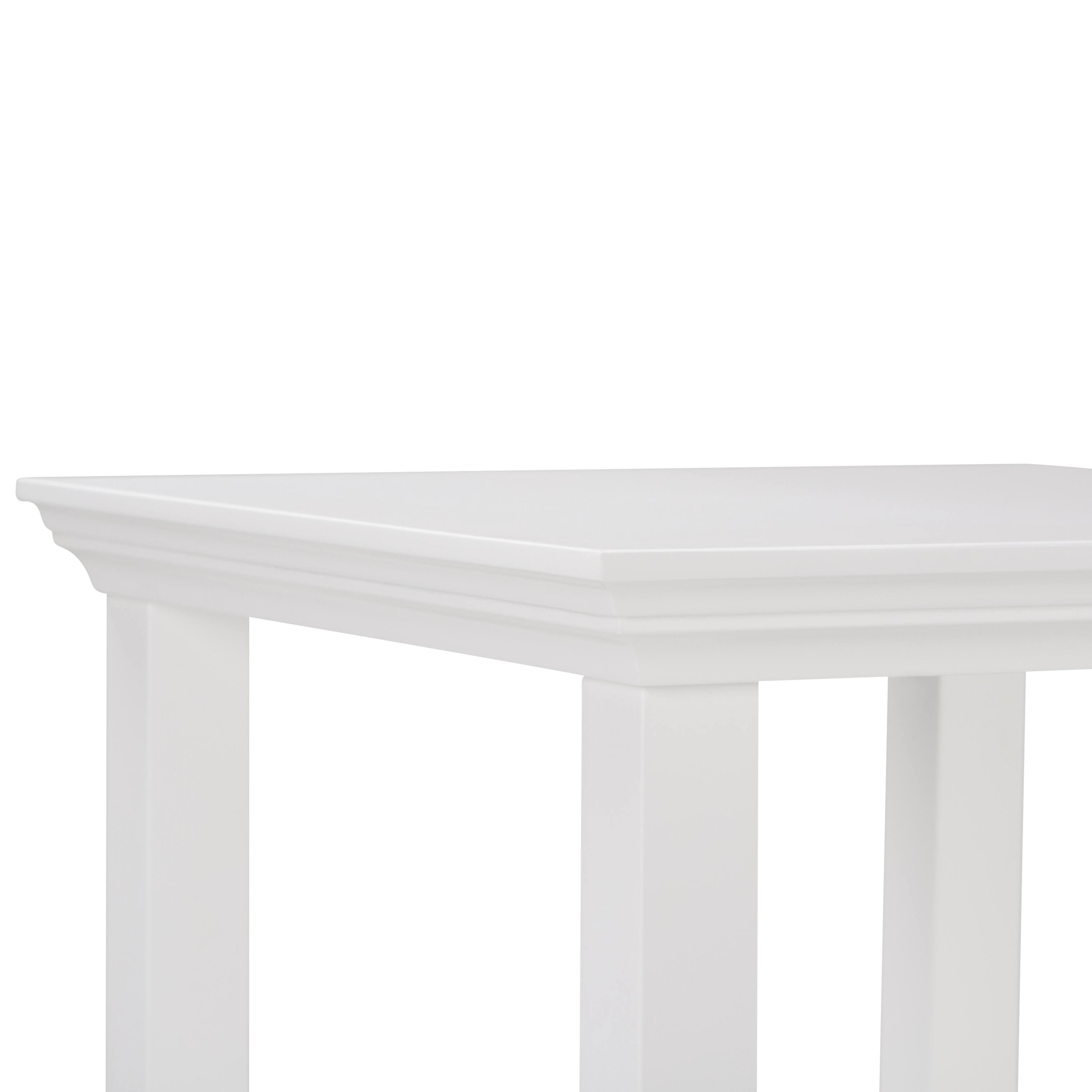Alt View 1. Simpli Home - Acadian 56.1 inch H x 15.75 inch W Bath Storage Tower Bath Cabinet in Pure White - Pure White.