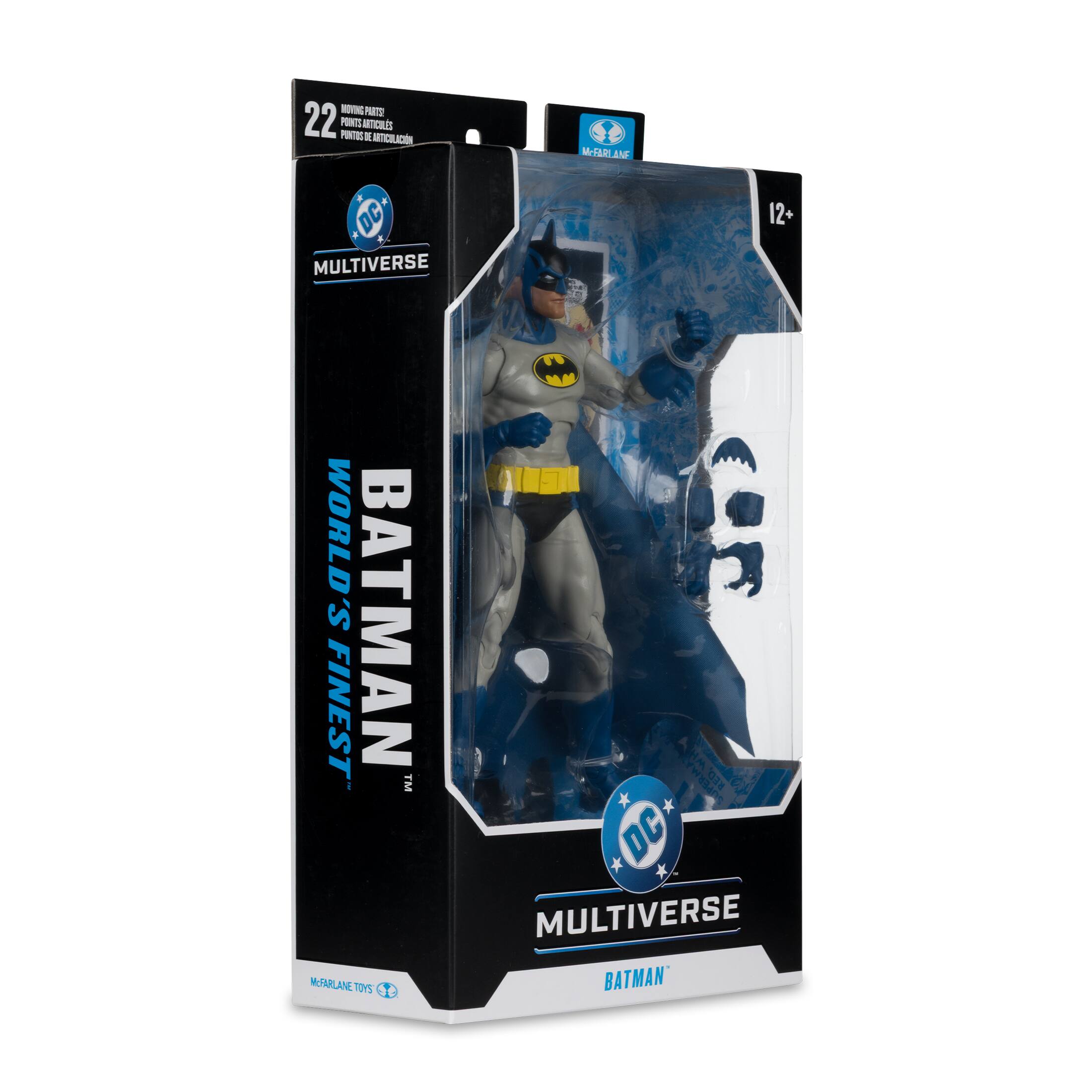 MOVING PARTS! 22 PUNTOS POINTS ARTICULS DE ARTICULACIN McFARLANE DC MULTIVERSE 12+ WORLD'S FINEST BATMAN TM McFARLANE TOYS WH SUPERMA RED, DC - MULTIVERSE BATMAN
