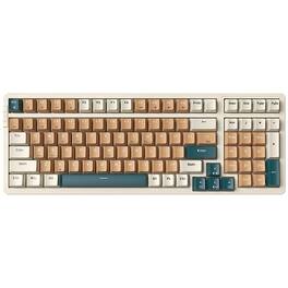 Empire DigiLabs - Wireless Mechanical Gaming Keyboards Rgb Backlit Rechargeable Combo - Brown combo blue switch