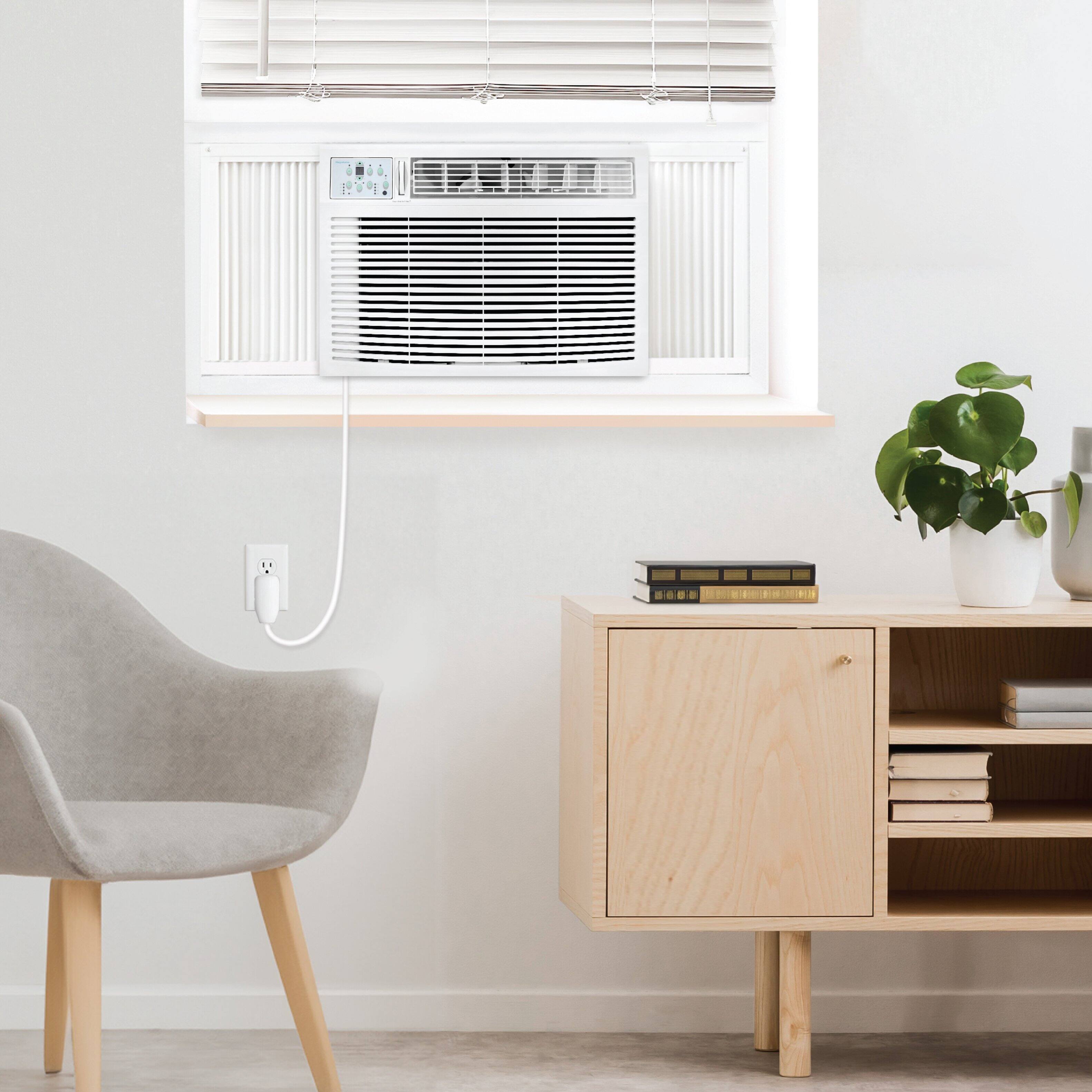 Alt View 25. Keystone - Keystone 23,200/22,900 BTU 230V Window Air Conditioner with 16,000 BTU Supplemental Heat Function - White.