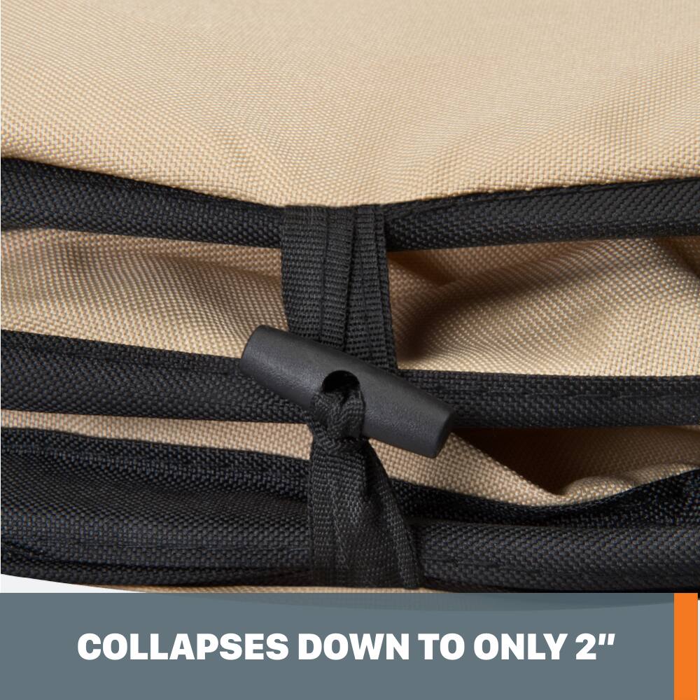 Collapses down to only 2".