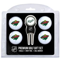 Team Golf - Minnesota Wild 4-Ball Gift Set - Multicolor