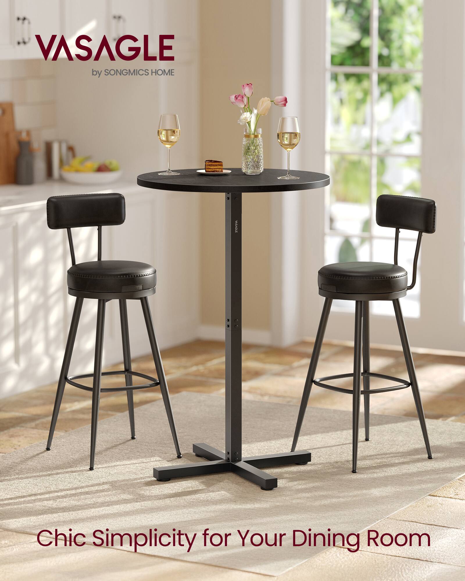 VASAGLE by SONGMICS HOME - Chic Simplicity for Your Dining Room