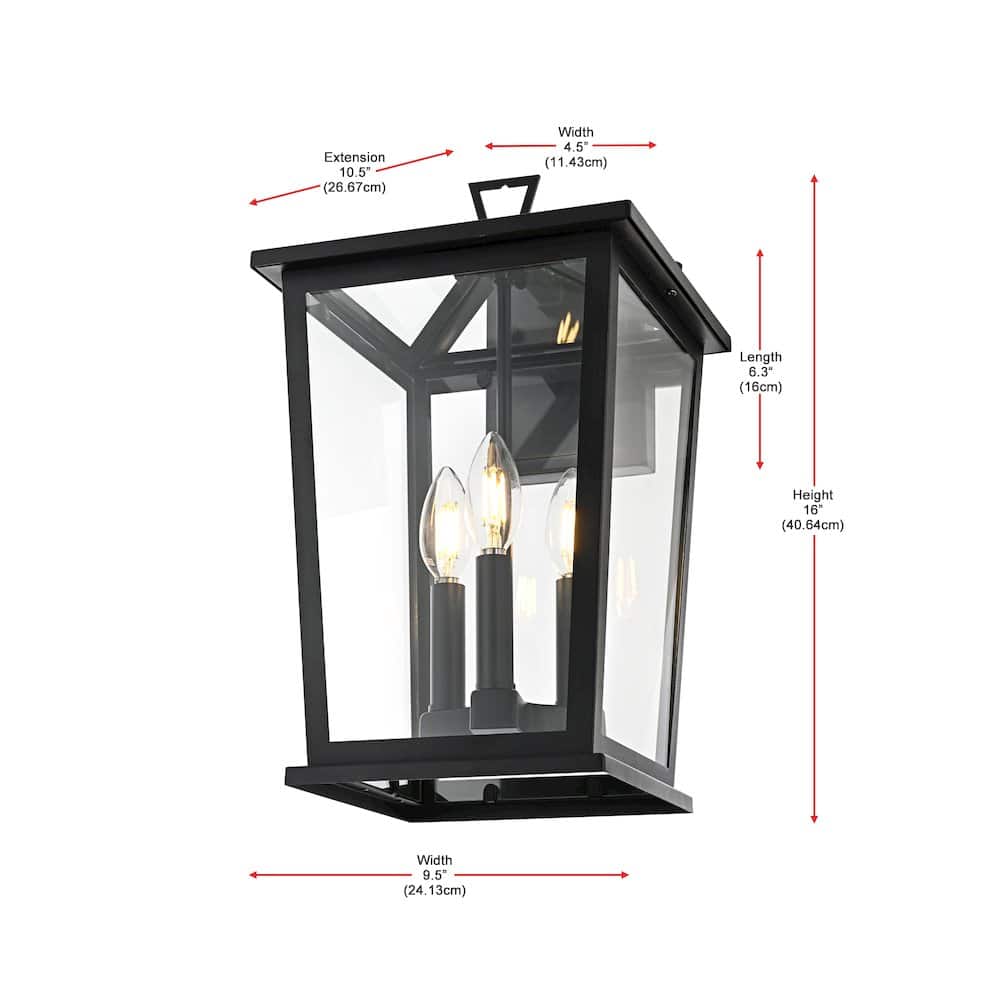 Elegant Lighting - Cayman 7 inch Outdoor Pendant - Black price history on PriceWatchPro