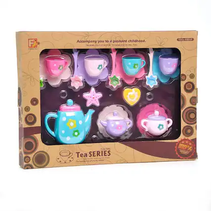 FB PEA LP
Accompany you to a pleasant childhood.
THE MORE YOU PLAY WITH ME, THE MORE FUN YOU WILL FIND!
FOR 3+ AGES UP
TEA TIME SERIES 2
The most popular tea set for children.
100% FRIENDLY
popplar styles