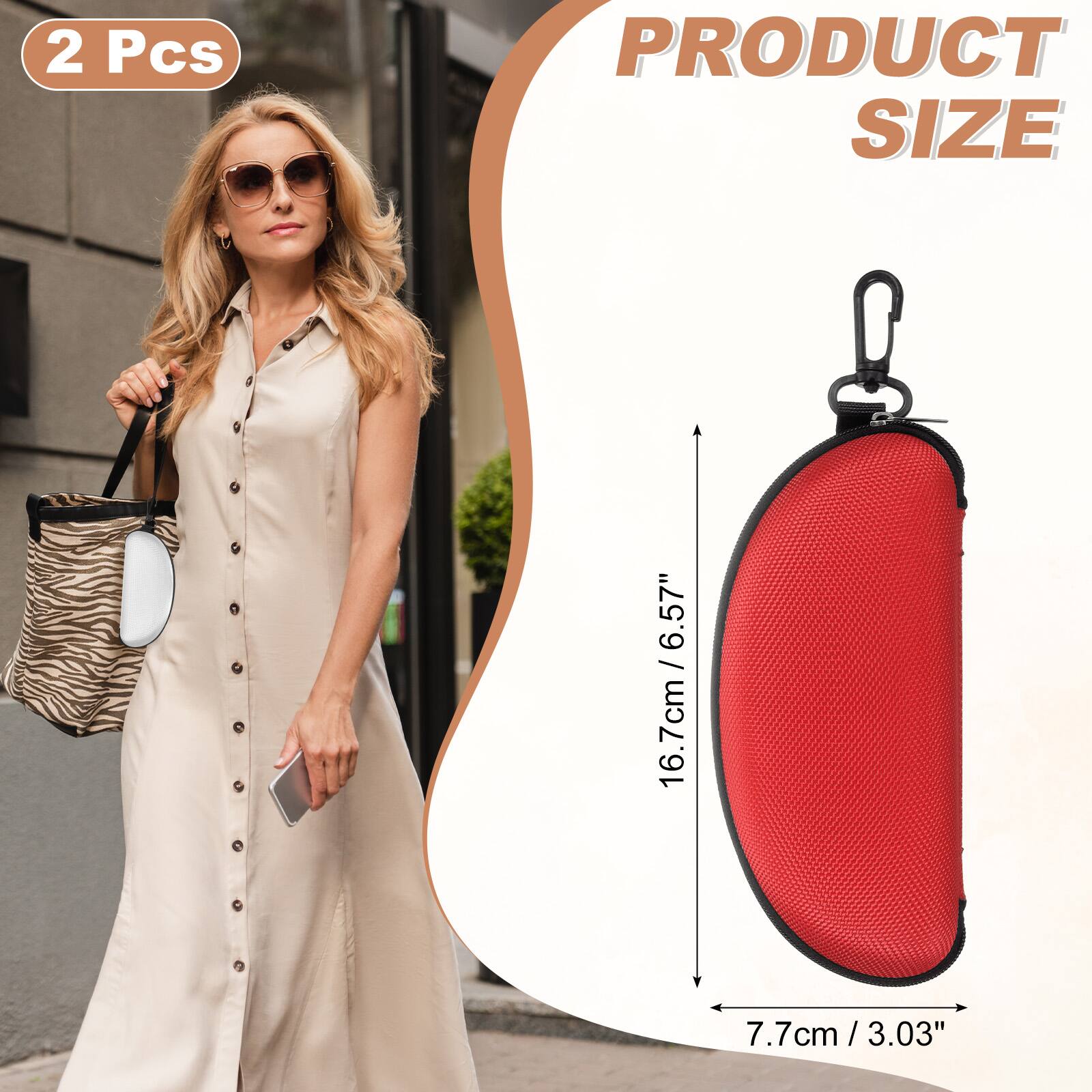 2 Pcs  
PRODUCT SIZE  
6.57" / 16.7cm / 7.7cm / 3.03"