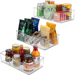Sorbus - Storage organizer bin with Removable Compartments
