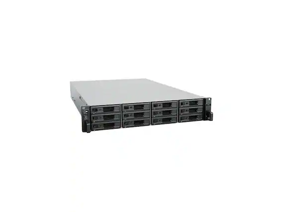 Front. Synology - Synology SA3610 12-Bay Diskless Rackmount NAS Storage System.