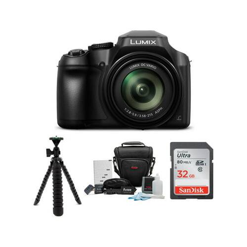 Panasonic LUMIX FZ80 4K Long Zoom Camera with 32GB Accessory