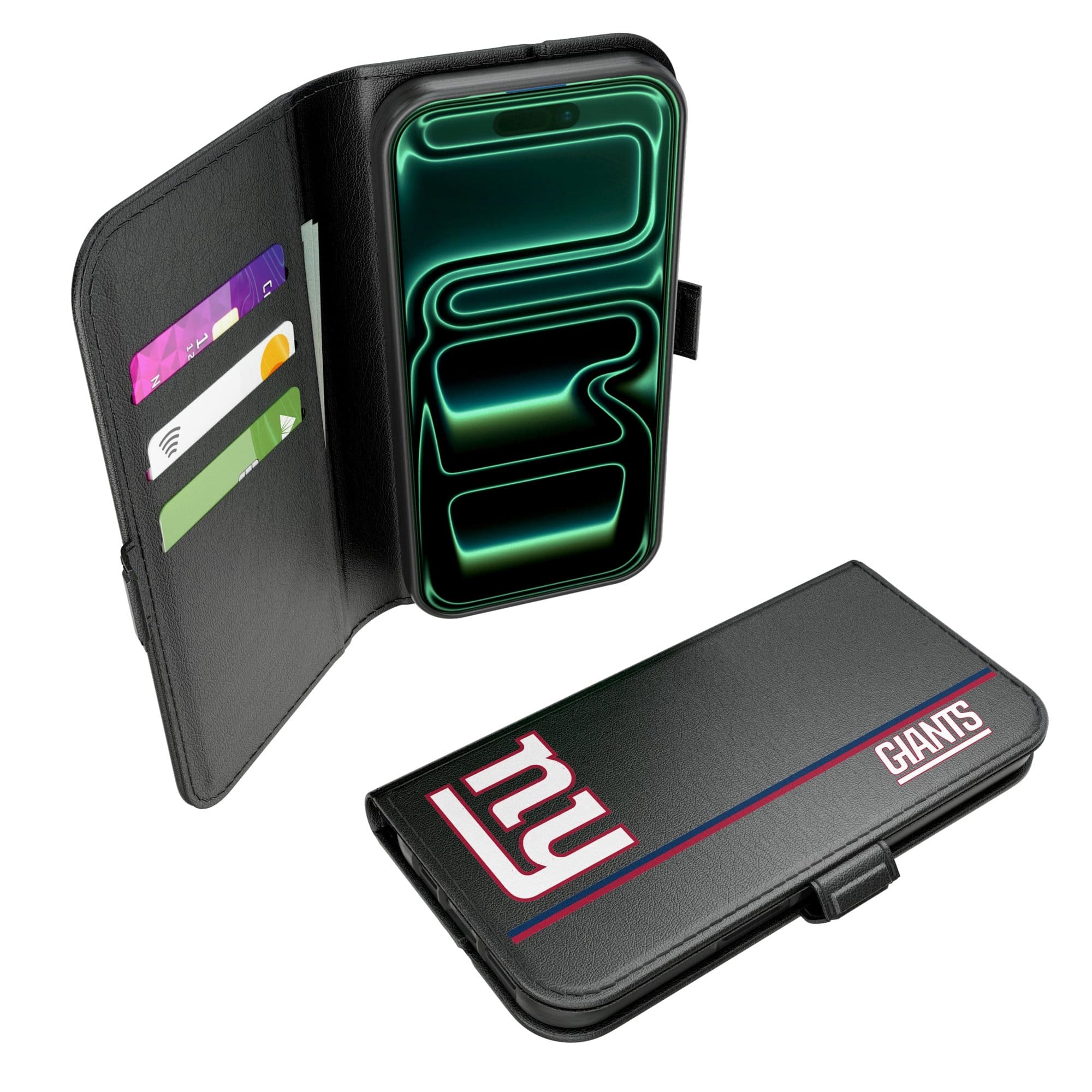 Keyscaper - NFL - New York Giants iPhone Folio 2.0 Case - 17 Pro Max - Black price history on PriceWatchPro